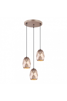 Italux MDM-3480/3A GD HARLEY závesné svietidlo 3X40W E27 Obrázok pre Italux MDM-3480/3A GD HARLEY závesné svietidlo 3X40W E27